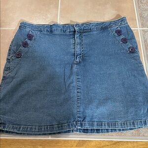 Liz Claiborne Stretch Denim Skort